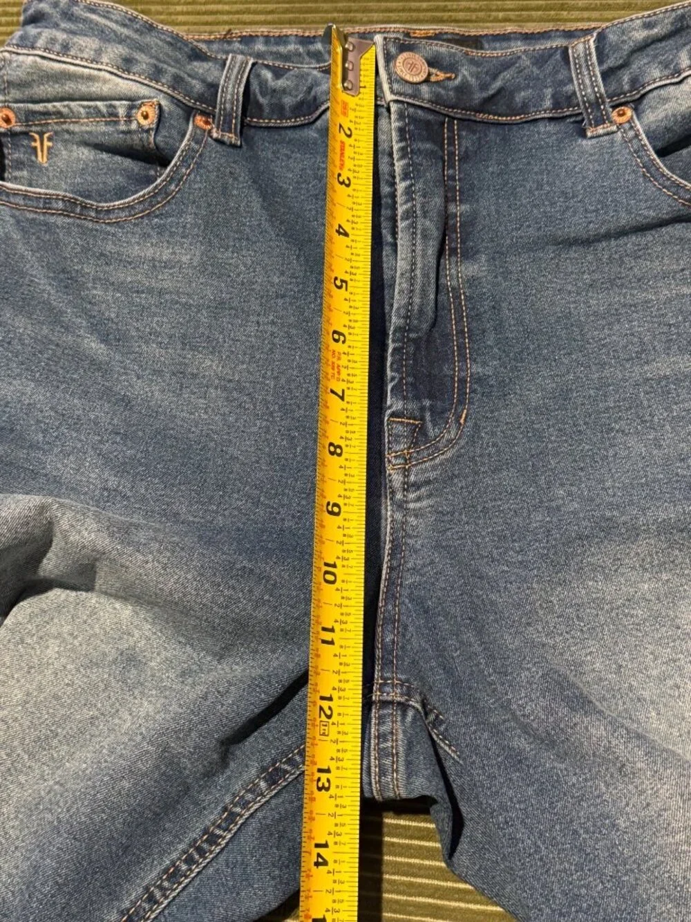 Frye Jeans Womens Size 12/31 Blue Denim 5 Pockets Straight Leg